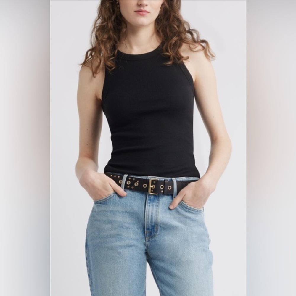 NEW! Treasure & Bond Rib Crewneck Tank